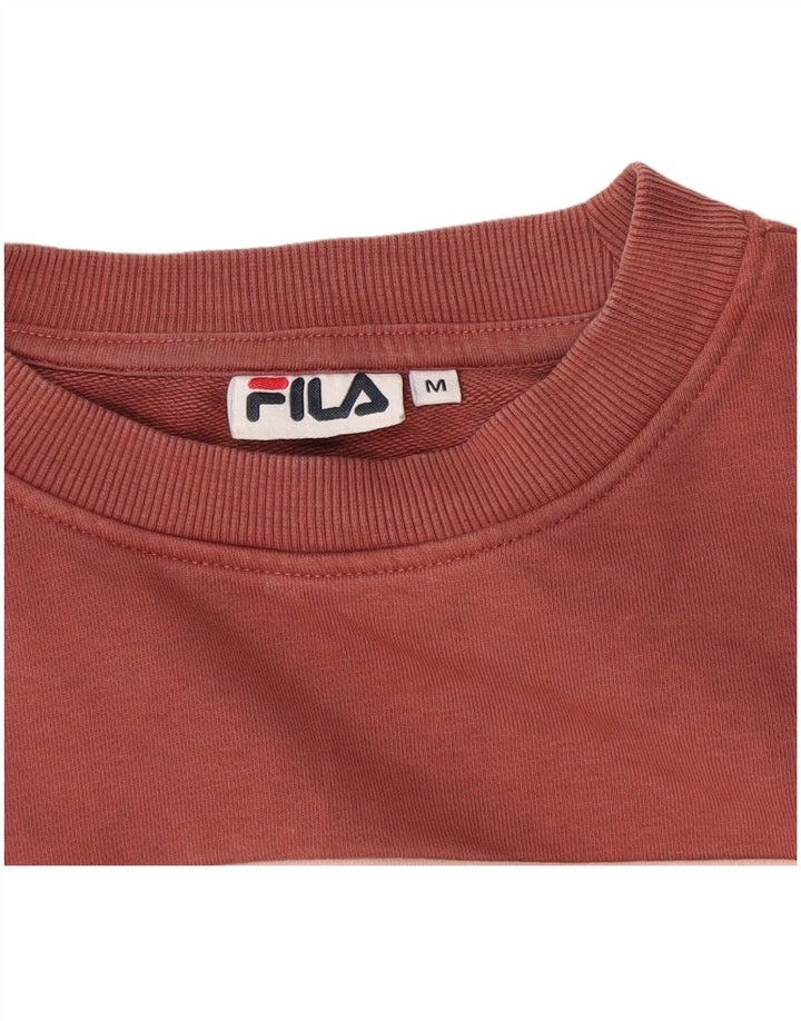 Женский джемпер с рисунком FILA UK 14, средний черный, с цветными блоками
