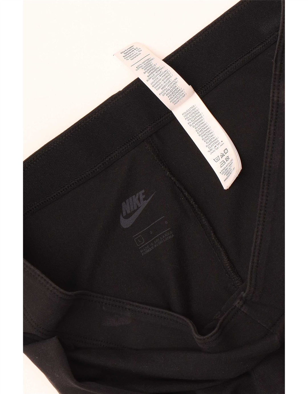 Женские леггинсы Nike UK 14, большие черные хлопковые