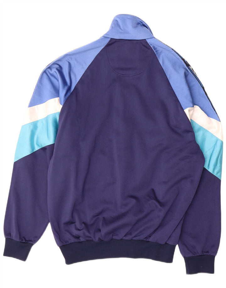 Мужской спортивный костюм Asics с графическим рисунком, верхняя куртка, средний синий, полиамид с цветными блоками