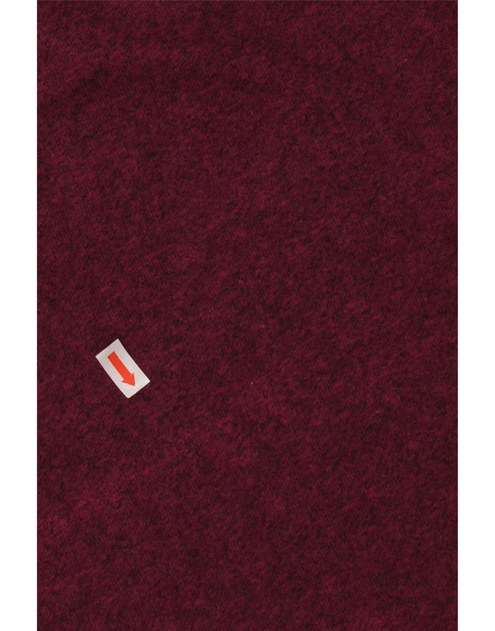 Мужская футболка Asics, большой бордовый хлопок с крапинками