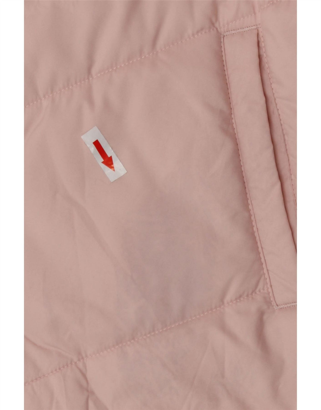 Женская стеганая куртка с капюшоном Puma UK 14, полиэстер среднего розового цвета