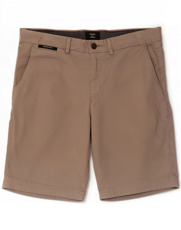 Мужские шорты чинос Superdry Regular W32, хлопок среднего серого цвета