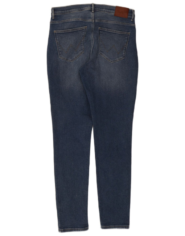 Женские джинсы скинни Wrangler с высокой посадкой W31 L29, синие, хлопок