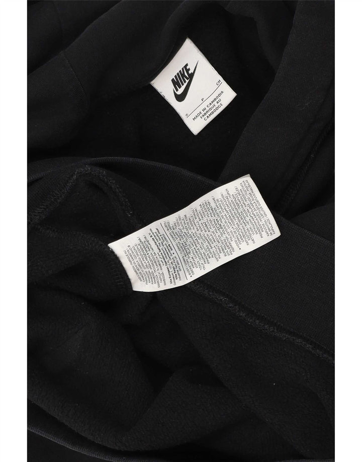 Мужской джемпер с капюшоном Nike, маленький черный, хлопок