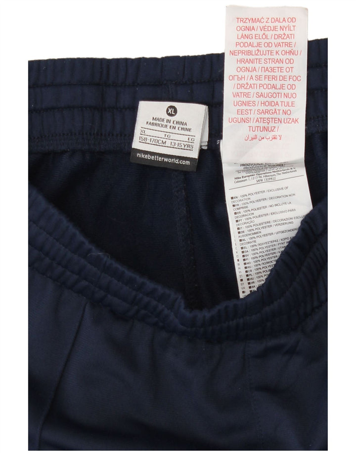 Спортивные брюки Nike для мальчиков 13–14 лет XL, темно-синие, полиэстер, спортивные