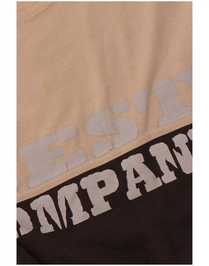 BEST COMPANY Мужской топ с длинным рукавом и рисунком, средний серый цвет, хлопок с цветными блоками