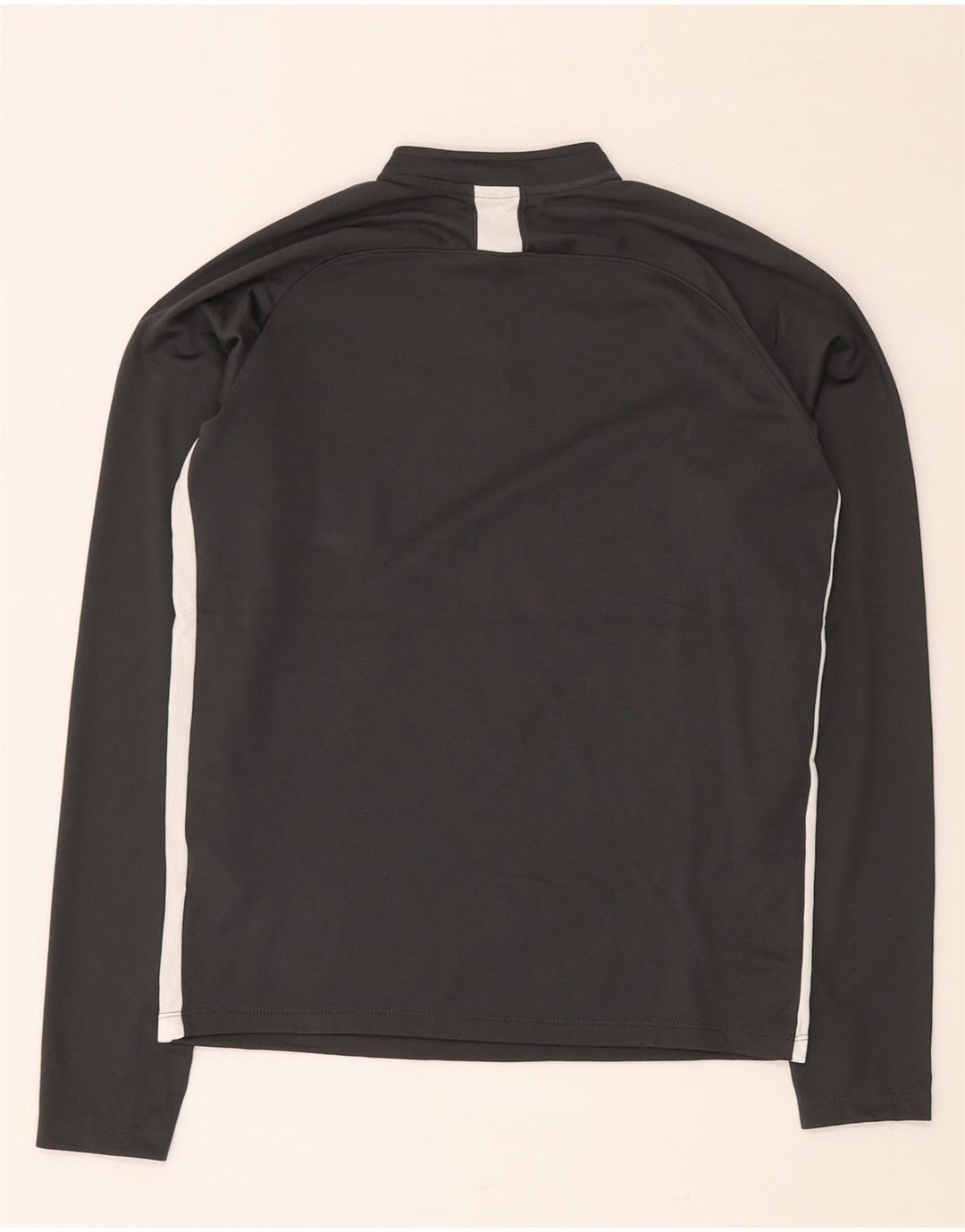 Пуловер с воротником на молнии NIKE для мальчиков, спортивный костюм, топ 13–14 лет, размер XL, серый