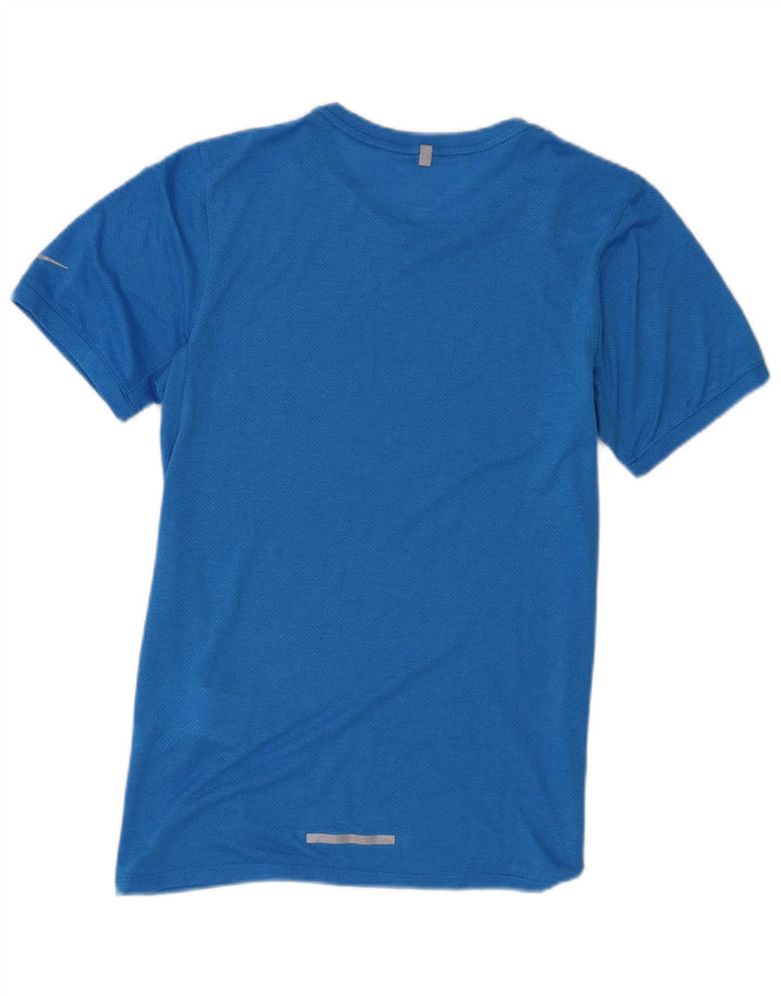 Мужская футболка Nike Dri Fit, маленький синий полиэстер