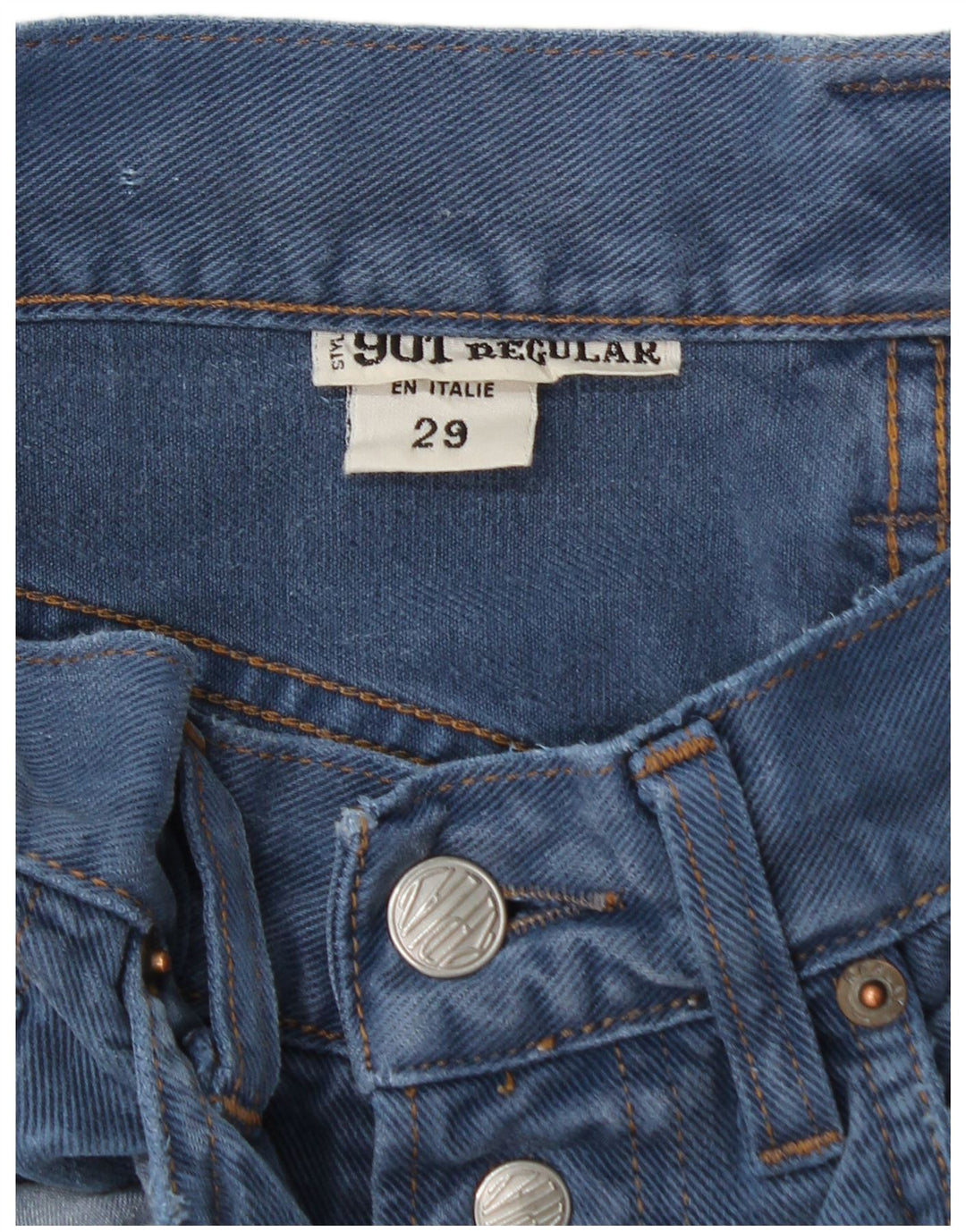 Мужские прямые джинсы Replay 901 стандартного кроя W29 L29, синий хлопок