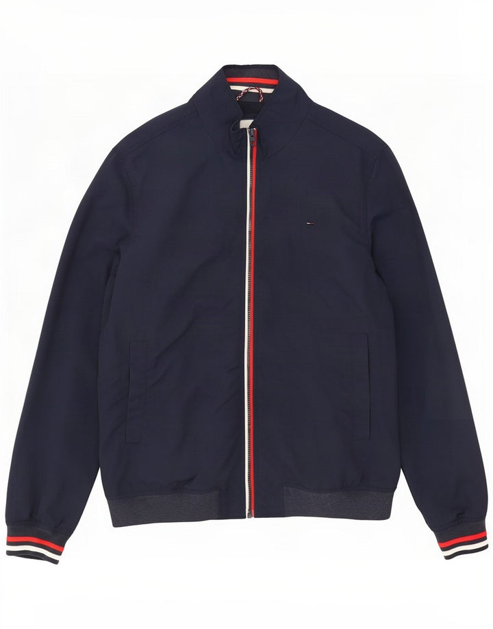 Мужская куртка-бомбер Tommy Hilfiger UK 44 2XL Темно-синий полиамид
