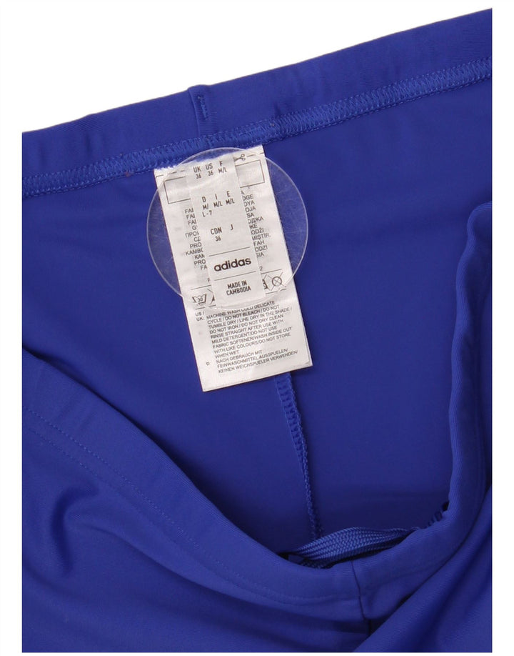 ADIDAS Mens Sport Shorts Large Blue Polyamide