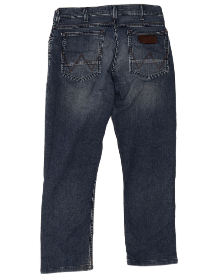 Мужские прямые джинсы Wrangler Greensboro W30 L30 синие