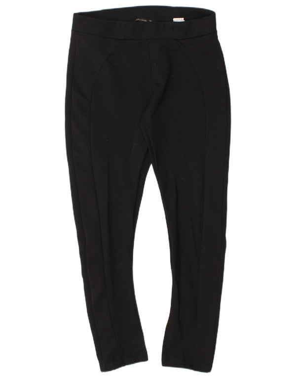 Женские леггинсы Zara UK 14, большие черные из вискозы