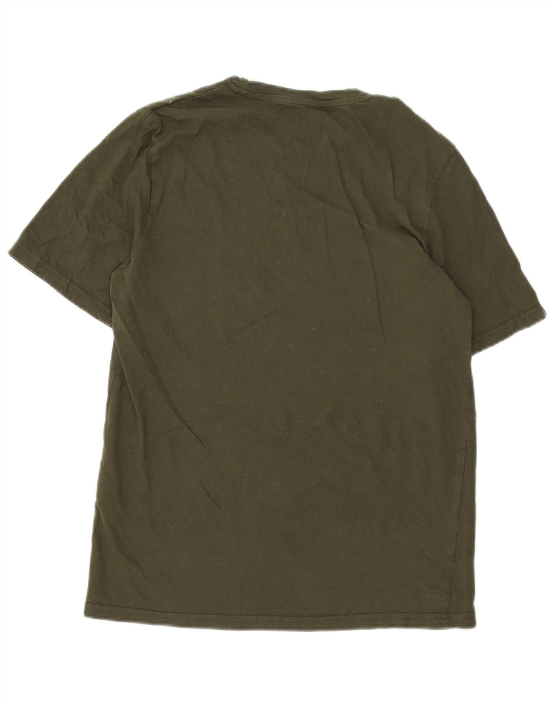 Мужская футболка с рисунком Jack & Jones из хлопка среднего цвета хаки