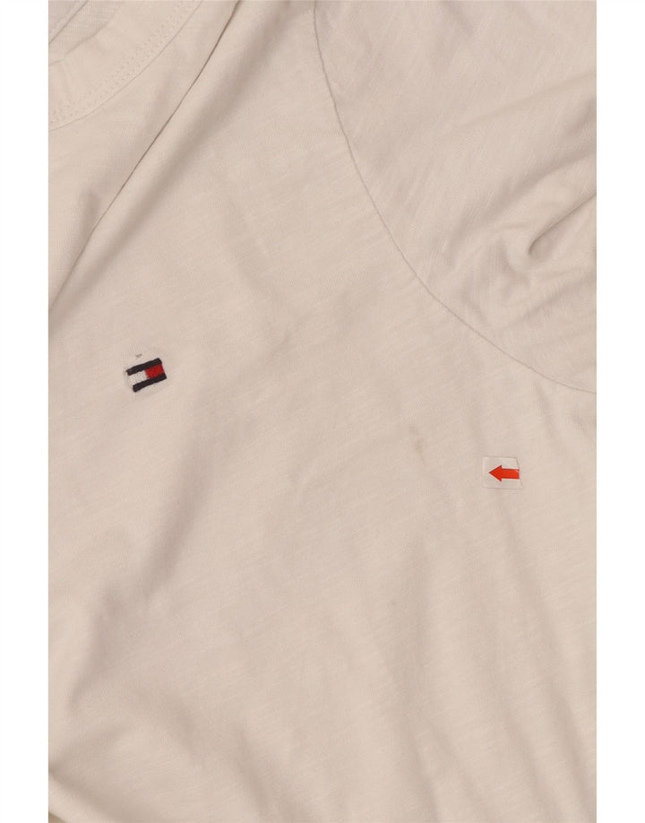 Tommy Hilfiger Мужская футболка стандартного кроя, маленький белый хлопок