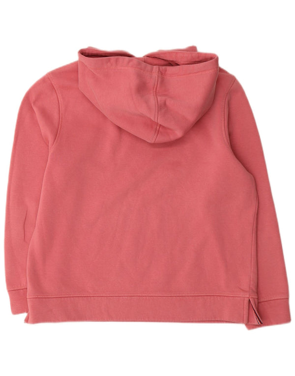 Женский джемпер с капюшоном Tommy Hilfiger UK 14, хлопок среднего розового цвета