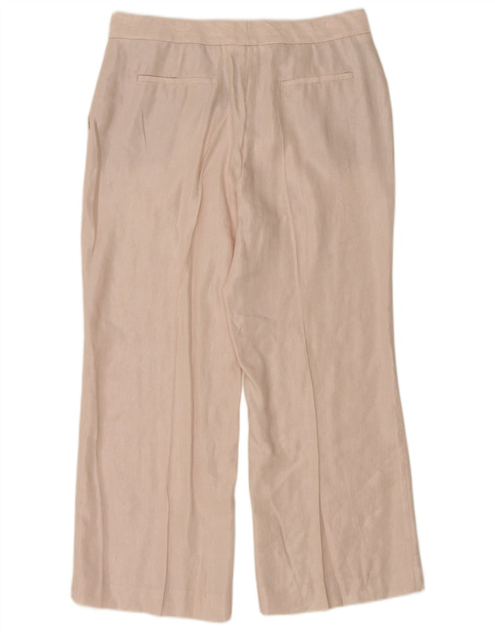 Massimo Dutti Женские укороченные брюки стандартного размера EU 42 Large W32 L26 Розовый