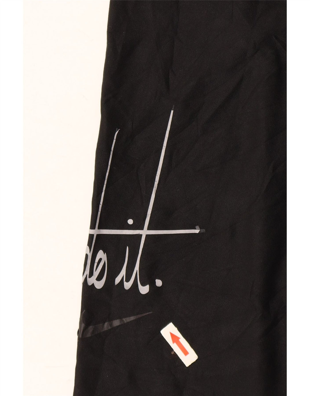 Женские леггинсы-капри NIKE Dri Fit с рисунком, Великобритания, размер 18 XL, черный полиэстер