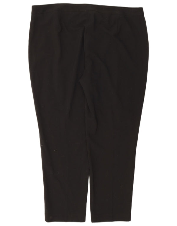 Женские прямые повседневные брюки Marks & Spencer UK 20 2XL W40 L26 черные