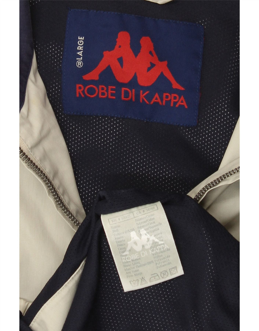 Мужская куртка-бомбер Kappa UK 40, большая, бежевая, полиэстер