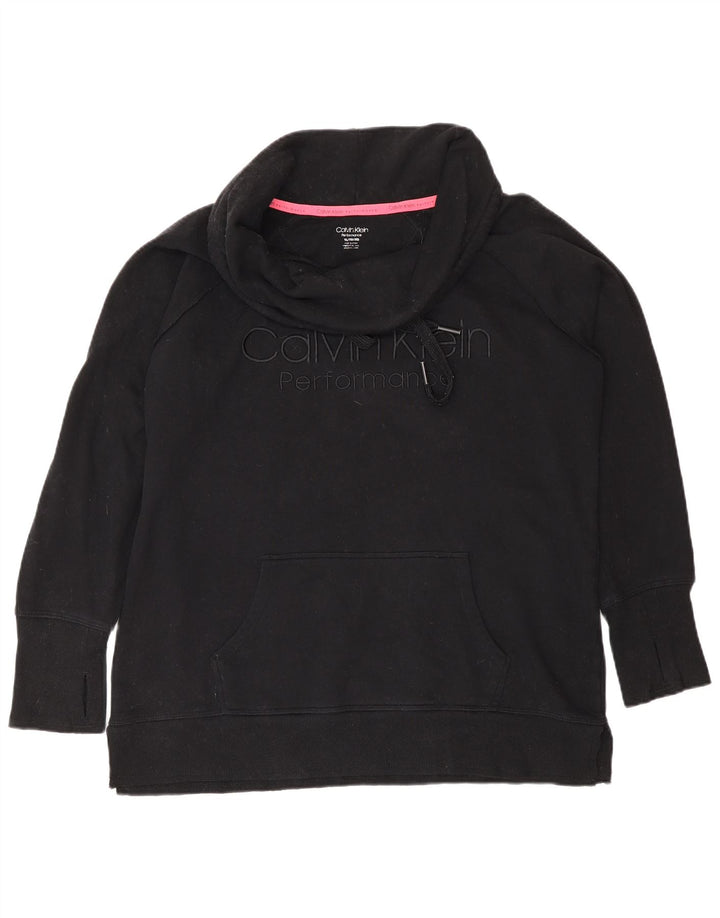 Женский свитер с рисунком Calvin Klein Performance UK 18 XL, черный