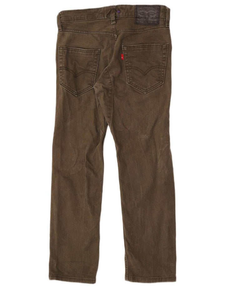 Мужские джинсы Levi's Slim 511 W28 L26, зеленый хлопок