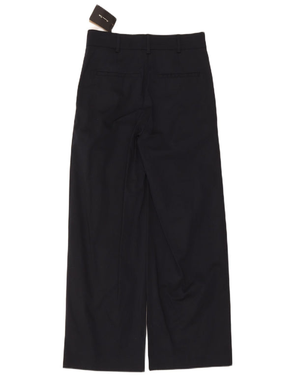 Женские брюки-чиносы Massimo Dutti с высокой талией EU 34 2XS W24 L25 Темно-синие