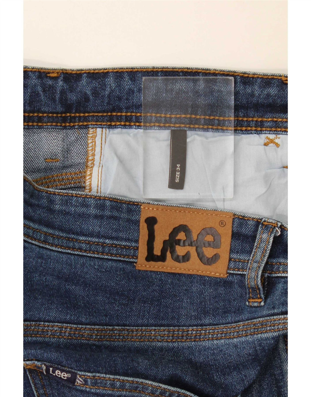 Джинсы Lee женские узкие W34 L30 синие, хлопок