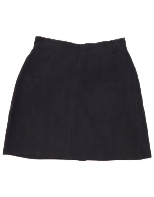 Женская юбка-трапеция Balloon IT 36 XS W25 Темно-синий шелк