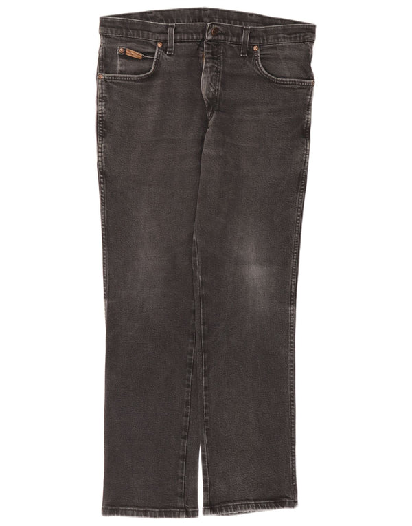 Мужские прямые джинсы Wrangler W36 L30, серый хлопок