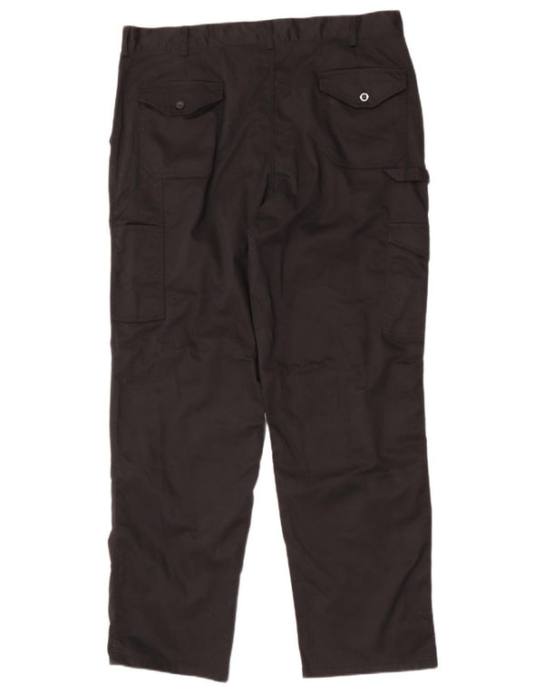 Мужские прямые брюки-карго Dickies Redhawk W40 L33, черный полиэстер