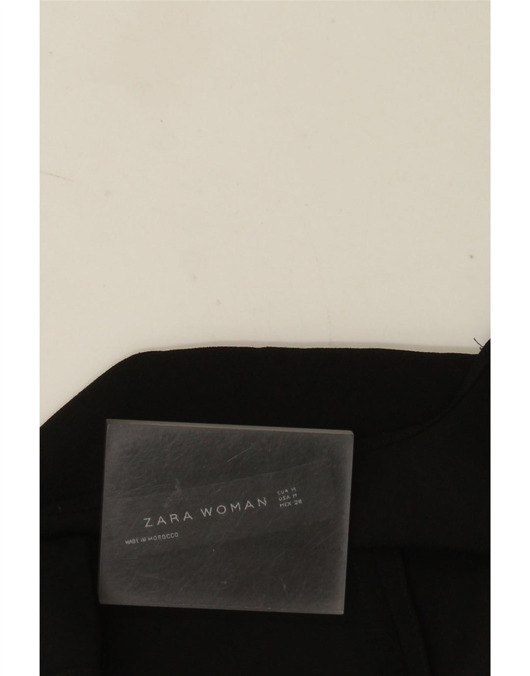 Женское платье без рукавов с запахом Zara UK 14, средний черный