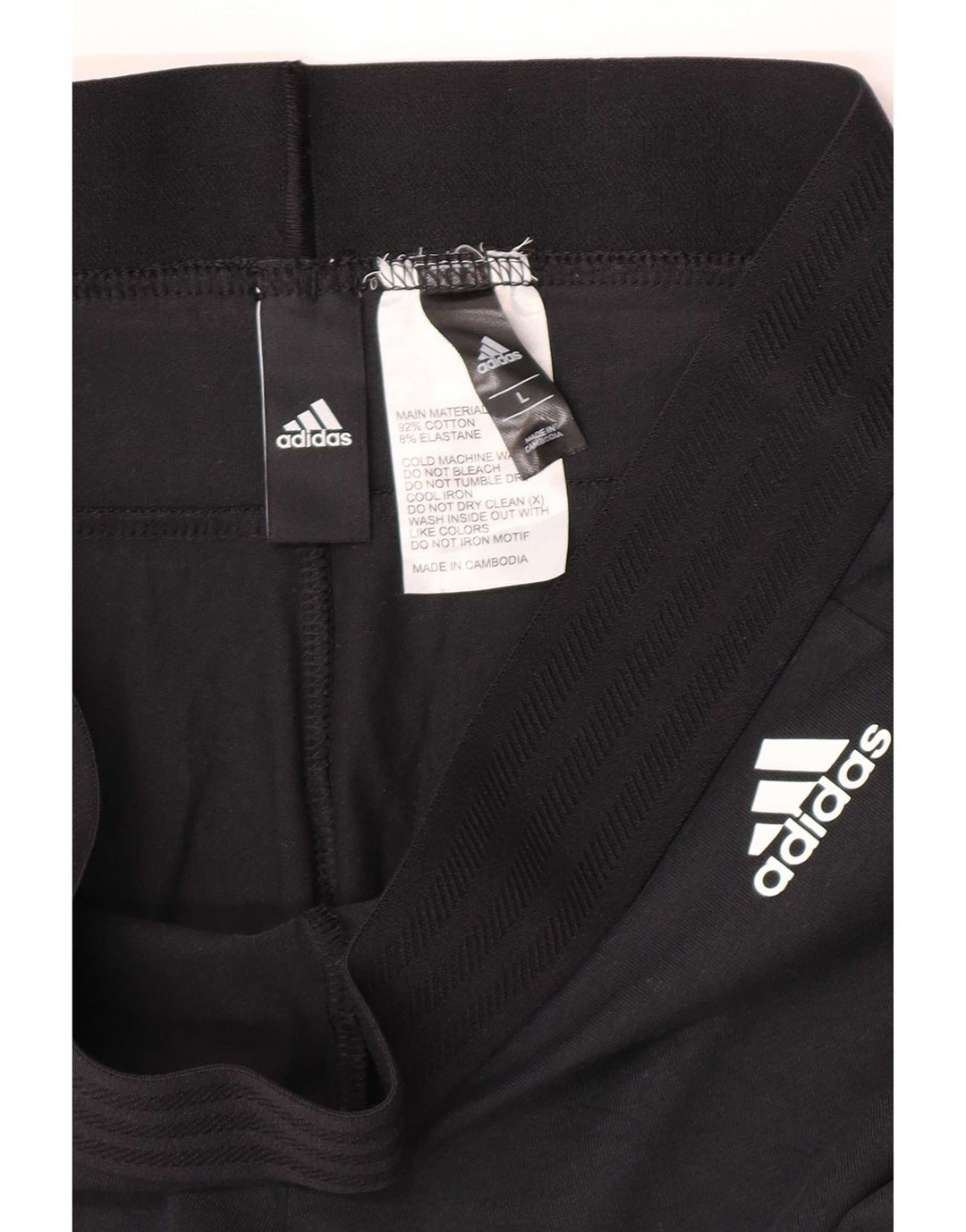 Женские леггинсы Adidas UK 14, большие черные хлопковые