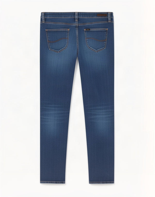 Женские джинсы скинни Lee Scarlett W28 L31, синий хлопок