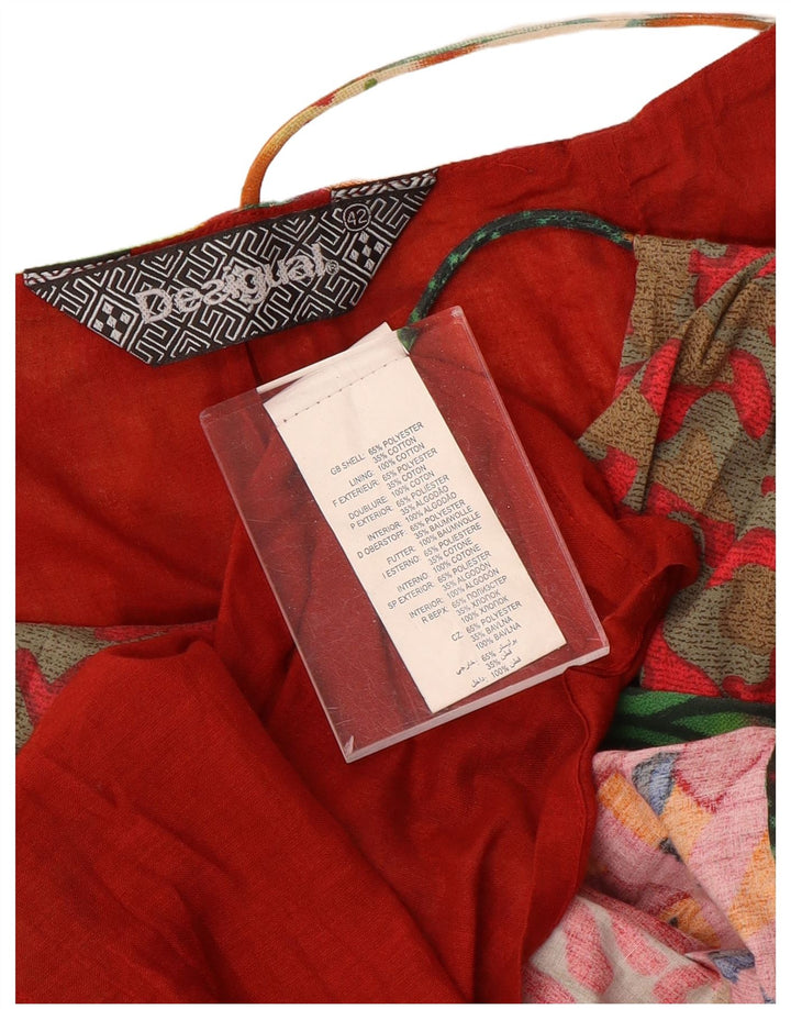 Женский сарафан Desigual с абстрактным узором EU 42, большой разноцветный