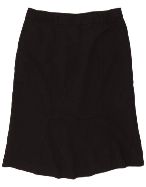 Женская юбка-трапеция Ralph Lauren US 6 Medium W30 Черная шерсть