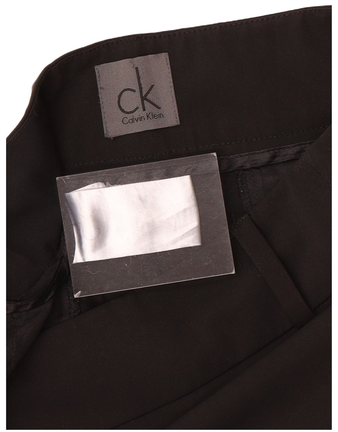 Женские узкие повседневные брюки Calvin Klein W32 L32, черный полиэстер