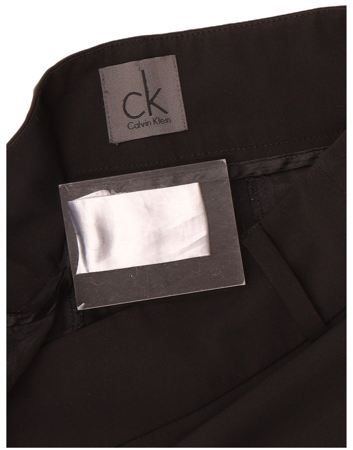 Женские узкие повседневные брюки Calvin Klein W32 L32, черный полиэстер