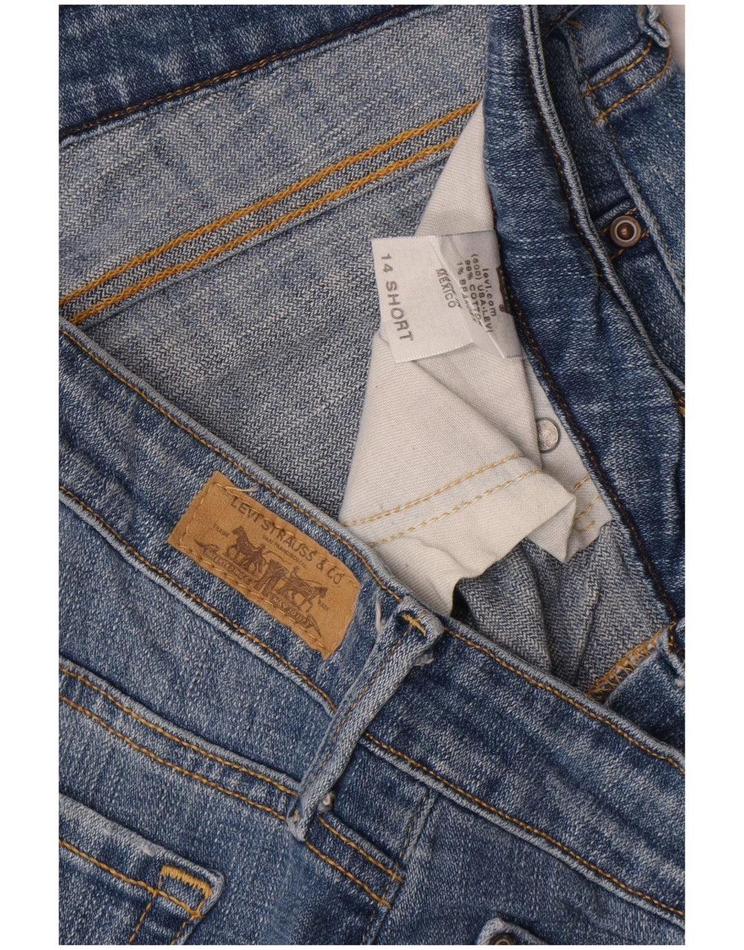 Женские джинсы Levi's 545 Low Bootcut США 14 XL W36 L31 Синий хлопок