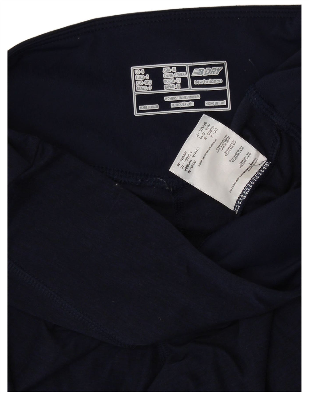 Женские леггинсы NEW BALANCE UK 8, маленькие, темно-синие, полиэстер