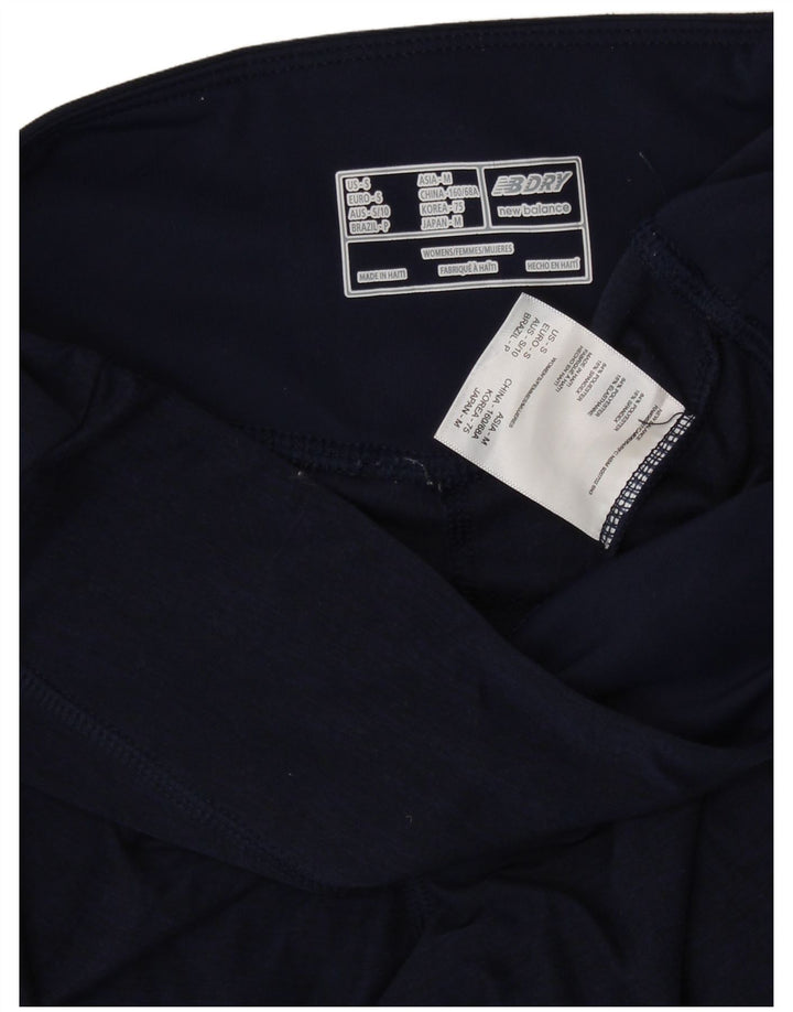 Женские леггинсы NEW BALANCE UK 8, маленькие, темно-синие, полиэстер