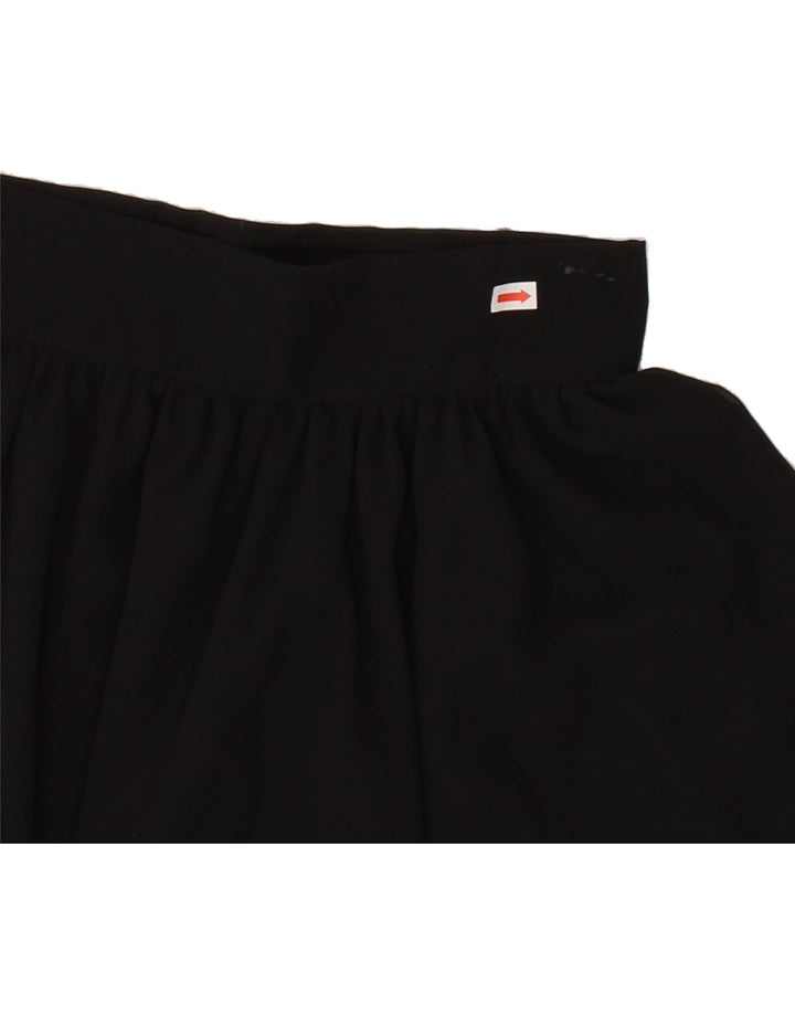VINTAGE Womens Mini Skirt W34 Large Black Polyester Vintage Vintage and Second-Hand Vintage from Messina Hembry 