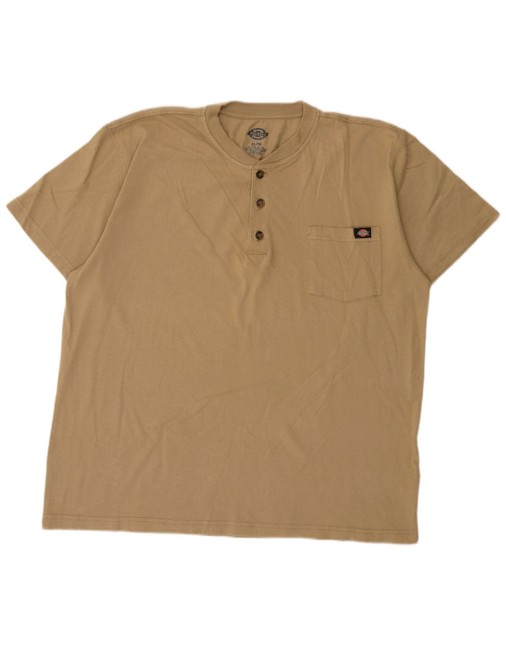 Мужская футболка Dickies Regular, топ XL, бежевый хлопок