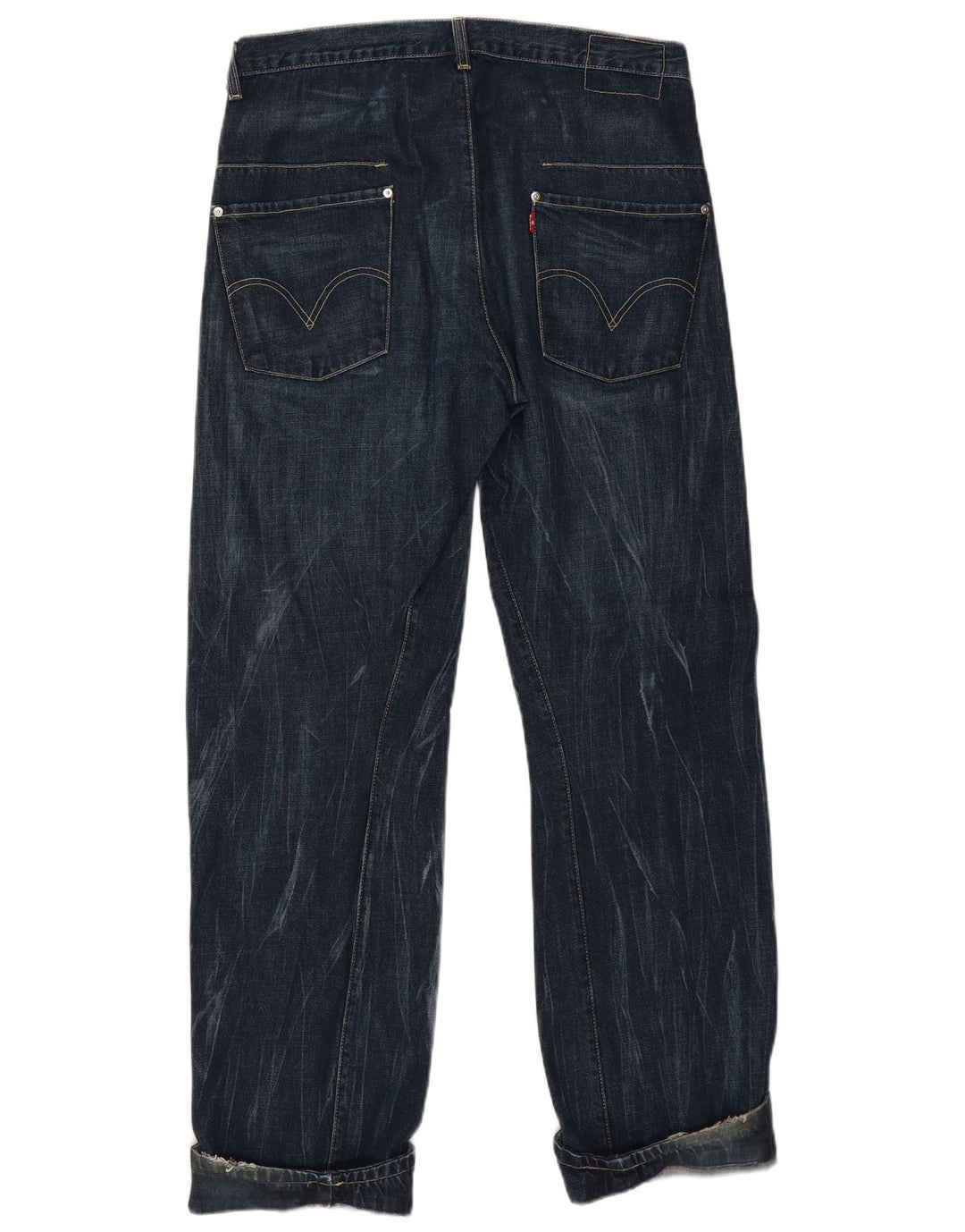 Мужские прямые джинсы Levi's W36 L32 темно-синие