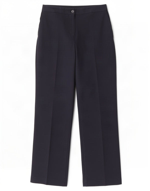 Женские прямые повседневные брюки Marks & Spencer UK 18 XL W34 L30 Темно-синие
