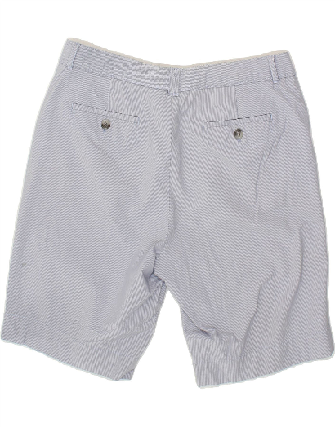 DOCKERS Womens Chino Shorts US 10 Large W32 Blue Pinstripe Vintage Dockers and Second-Hand Dockers from Messina Hembry 