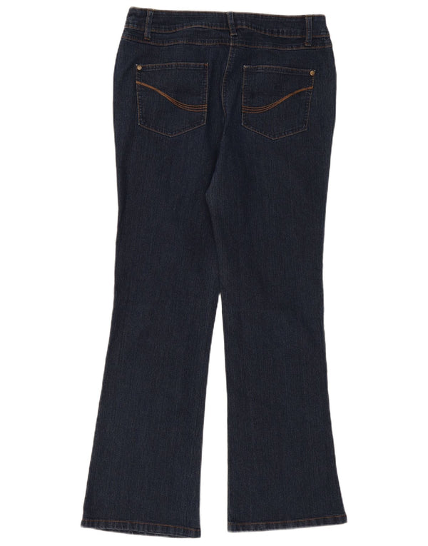 Женские джинсы Bootcut M&Co UK 14, большие W34 L30, темно-синие, хлопок