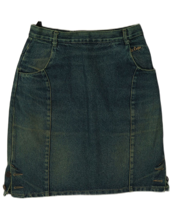 Lee Cooper Женская джинсовая юбка IT 42 Medium W26 Зеленый хлопок