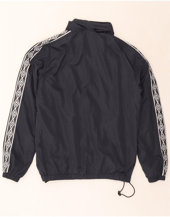 UMBRO Мужской спортивный костюм с капюшоном и графическим рисунком, верхняя куртка, маленький темно-синий полиэстер