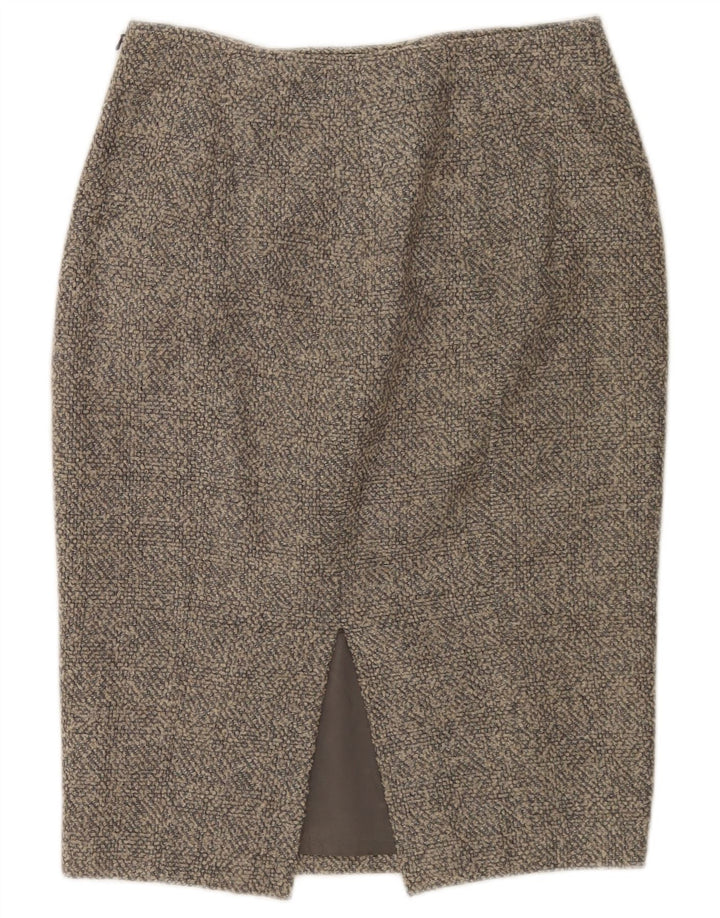 Женская юбка-карандаш HOBBS UK 10, маленькая W28, серая шерсть